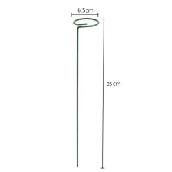 DTOPBUYAGE - Supports pour fleurs en fer forgé 35cm, 10 pièces dtopbuyage