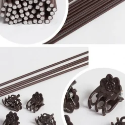 DTOPBUYAGE - Supports pour orchidées papillon support 40cm 10 pièces dtopbuyage