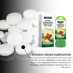 DTOPBUYAGE - Tablettes nettoyantes d'eau pour aquarium, 35 tablettes - dtopbuyage