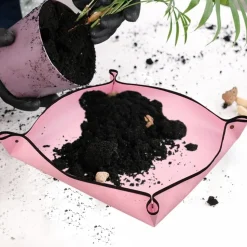 DTOPBUYAGE - Tapis de rempotage pour le jardinage rose, 32cmx32cm dtopbuyage