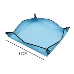 DTOPBUYAGE - Tapis de rempotage pour le jardinage bleu, 32cmx32cm dtopbuyage