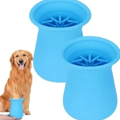 DTOPBUYAGE - Tasse de nettoyage des pieds de chien,2pcs