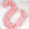 DTOPBUYAGE - Vigne de fleurs de cerisier artificielles pour décor intérieur et masquer les tuyaux rosé dtopbuyage