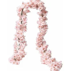 DTOPBUYAGE - Vigne de fleurs de cerisier artificielles pour décor intérieur et masquer les tuyaux rosé dtopbuyage