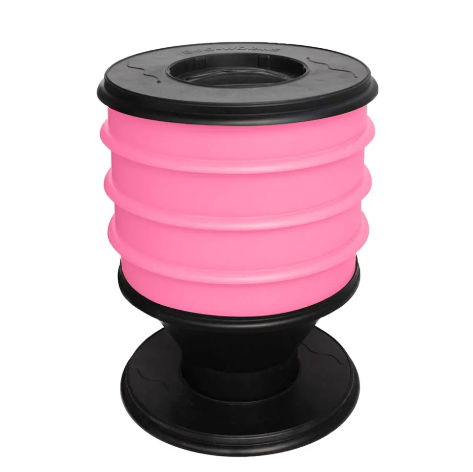 ECO-WORMS - Lombricomposteur eco-worms coloris rose fuschia