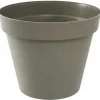 EDA - Pot de fleur rond ø 48 x 40 cm - 43 l - taupe