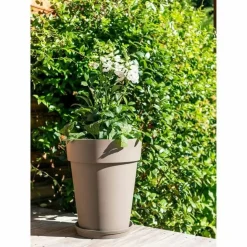 EDA - Vase toscane mi-haut ø 44 x 53 cm - 50 l - taupe