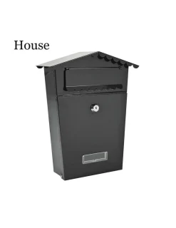 EDM - Boîte à lettres en acier modèle house noire