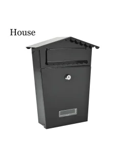 EDM - Boîte à lettres en acier modèle house noire