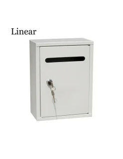 EDM - Boîte à lettres en acier modèle linear blanche