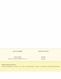 EDM - Plaque boîte aux lettres edm