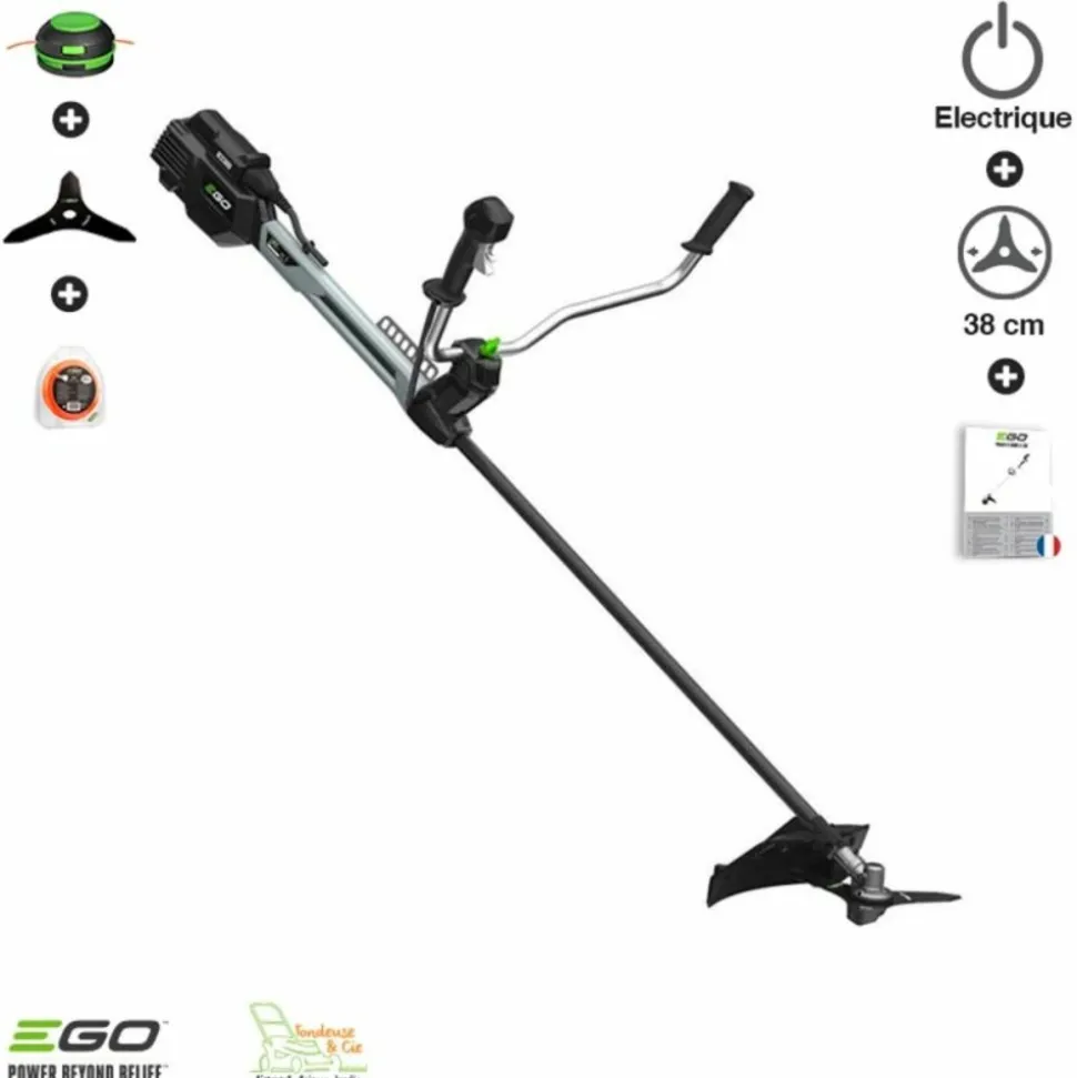 EGO POWER+ - Débroussailleuse professionnelle avec guidon arbre transmission carbone egopower bcx3800e