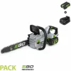 EGO POWER+ - Pack tronçonneuse électrique 35 cm avec batterie 2,5ah et chargeur- ego power cs1411e
