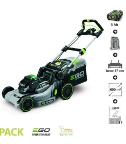 EGO POWER+ - Tondeuse gazon électrique sans fil tractée ego power plus coupe 47 cm batterie 56v-5ah lm1903e-sp