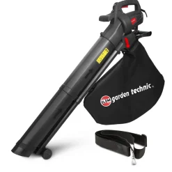 ELEM GARDEN TECHNIC - Aspirateur souffleur broyeur de feuilles 3000w - 270 km/h - 10:1 - sac 35l - ele
