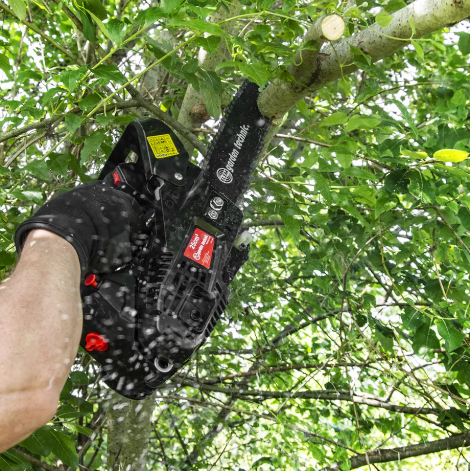 ELEM GARDEN TECHNIC - Elagueuse thermique 25cc - guide 25cm - 2 temps - livrée avec 2 chaînes - elem g
