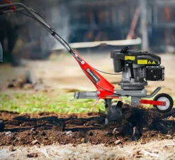 ELEM GARDEN TECHNIC - Motobineuse thermique 139cc - 4 fraises - largeur de travail 36cm - elem garden