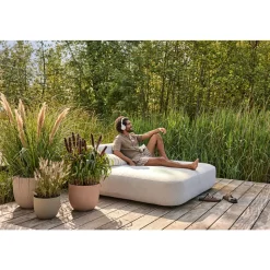 ELHO - Pot Sereh rond, coloris beige champignon - D.29,5xH.25,3cm