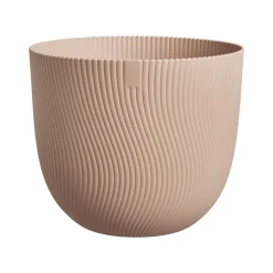 ELHO - Pot Sereh rond, coloris argile froide - D.29,5xH.25,3cm