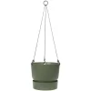 ELHO - Pot suspension Greenville rond en plastique vert - D.23,9 cm