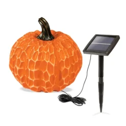 ESOTEC - Citrouille lumineuse solaire 20 cm
