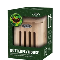 ESSCHERT DESIGN - Abri papillons bois naturel