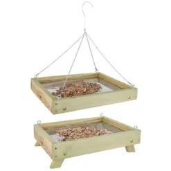 ESSCHERT DESIGN - Mangeoire au sol pour oiseaux sauvages