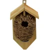 ESSCHERT DESIGN - Nichoir en jonc de mer, ø du trou 35mm. Pour oiseaux troglodyte.