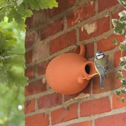 ESSCHERT DESIGN - Nichoir oiseaux en terre cuite 25 cm