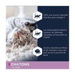 EUKANUBA - Eukanuba - croquettes sans céréales au saumon pour chaton 2kg