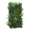 EXELGREEN - Mur végétal artificiel premium city 3 - 15 plantes - 1m x 1m