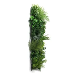 EXELGREEN - Mur végétal artificiel premium city 3 - 15 plantes - 1m x 1m