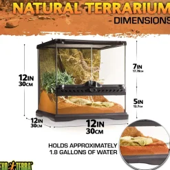 EXO TERRA - Terrarium mini/large, 27l, 30x30x30cm