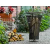 FARM COOK - Chauffe terrasse, braséro en acier noir flame ø 40 cm-sans-45 --