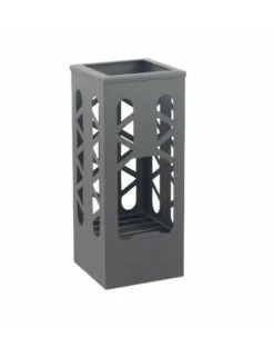 FARM COOK - Cheminée d'extérieur en acier tanana h 60 cm-acier naturel-28 --28x28 cm--acier naturel