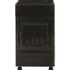 FAVEX - Chauffage d'appoint gaz butane favex ektor fire - effet feu de cheminée - 3400 watts - infrableu - 3 puissances