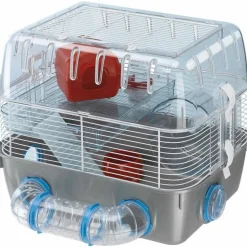 FERPLAST - Cage pour hamsters combi 1 fun gris 40,5x29,5x32,5cm 57926499