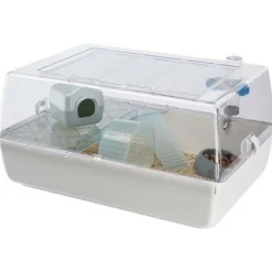 FERPLAST - Cage pour hamster 55* 39* 27 cm - mini duna blanche -