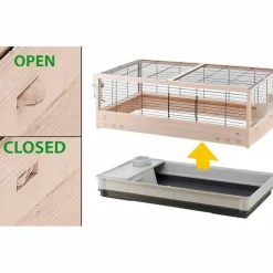 FERPLAST - Cage pour lapins arena 120 125 x 64,5 x 51 cm 57089717