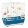 FERPLAST - Cage Rekord 2 pour oiseaux exotiques : Bleu Hauteur 41cm