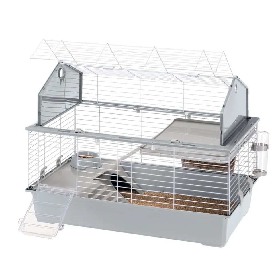 FERPLAST - Clapier barn 100 96x57x73 cm gris