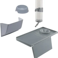 FERPLAST - Clapier barn 80 78x48x65 cm rouge