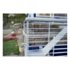 FERPLAST - Clapier barn 80 78x48x65 cm rouge