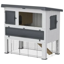 FERPLAST - Clapier grand lodge 120 plastique gris 57085360