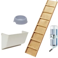 FERPLAST - Clapier grand lodge 120 plastique gris 57085360