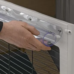 FERPLAST - Clapier grand lodge 120 plastique gris 57085360