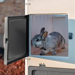 FERPLAST - Clapier grand lodge 120 plastique gris 57085360