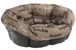 FERPLAST - Coussin Siesta 8 pour corbeille deluxe 8 : Tissu city marron L69,5cm