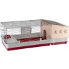 FERPLAST - Ferplast - cage cochon d'inde - cage lapin - maison lapin - clapier lapin - accessoires inclus - ouvrant et modulable 142 x 60 x h