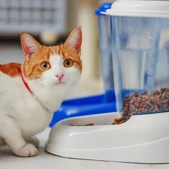 FERPLAST - Ferplast distributeur d'eau pour chat et chien nadir, abreuvoir 3 litres pour petits et moyens chiens, fond antidérapant, 29,2 x